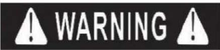WARNING!