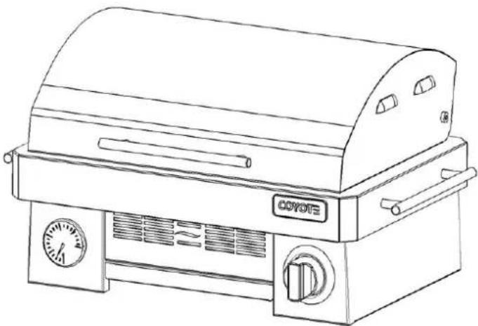 COYOTE C1PORTLP - Coyote Stainless Steel Gas Grill Use & Care Manual - 1