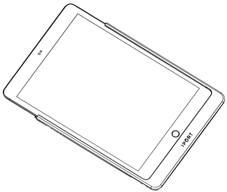 iPort 72329 - Slide iPad into the Case making sure the lighting cable is snugly inserted into the iPad. - 2
