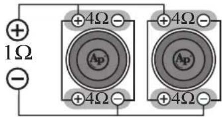 Audiopipe TS-FA120 - Wiring options - 3