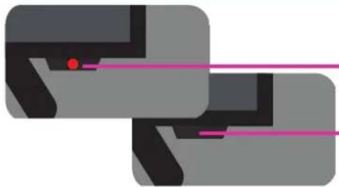 Abstract geometric shapes with pink horizontal lines and gray shading, no text or symbols present