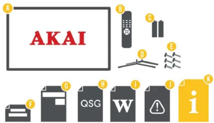 AKAI A B C D E F G H I J i K