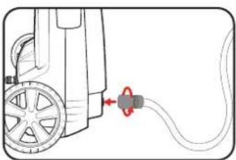 Ozito HPW-1885K - Connecting The Pressure Hose - 1