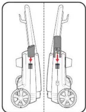 Ozito HPW-1885K - Attaching The Accessory Holder &amp; Cable Hook - 1