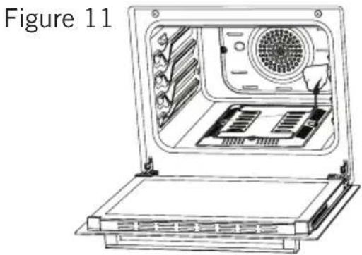 CORBERO CCSF45020BW - Removal of the lower burner: - 1