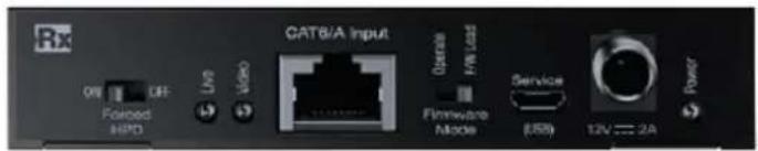 Rx CAT8/A Input Off OFF Forced HPD Lip Video Operate HV Load Firmware Mode Service (850) 12V 2A Power