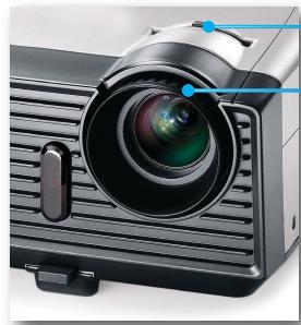 OPTOMA EP709 - Réglage du zoom/mise au point du projecteur - 1