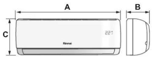 A B C 22° Rinnai