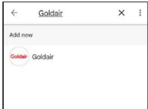 Goldair Add new Goldair Goldair