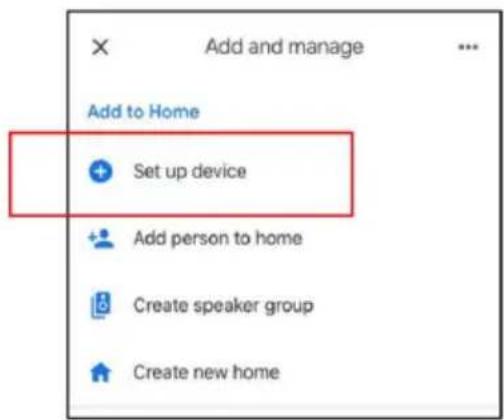 Add and manage Add to Home + Set up device + Add person to home + Create speaker group + Create new home