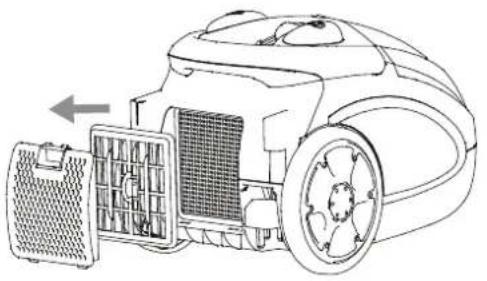 Coline VC-H4508ES - Tömma behållaren - 2