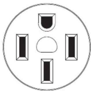 Generac GP15000E - 120/240 VAC, 50 Amp receptacle - 1