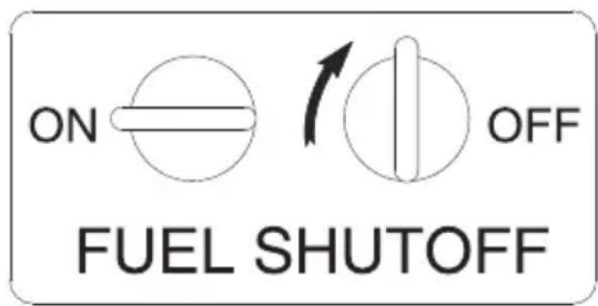 ON OFF FUEL SHUTOFF