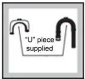"U" piece supplied