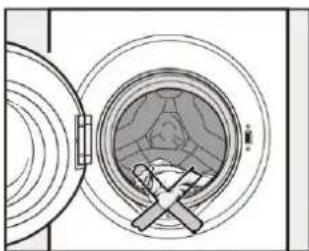 Jocel JLR013989 - Colocação da roupa dentro da máquina de lavar roupa - 1