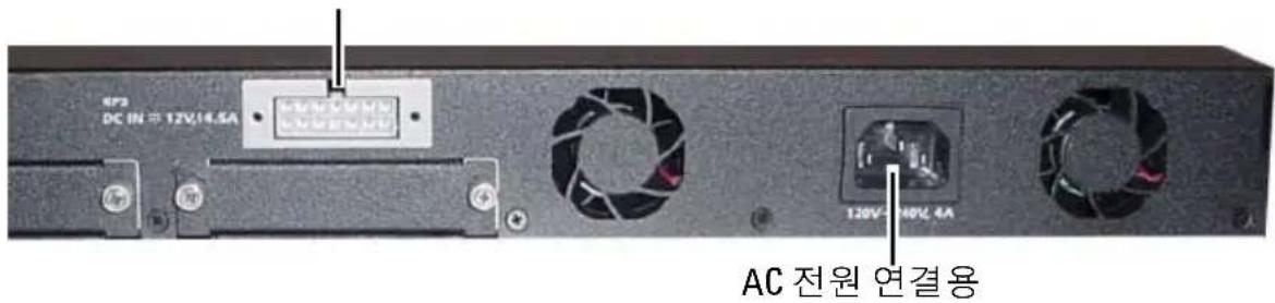 SPD DC IN ≈ 12V/14.5A AC 전원 연결용 120V~240V, 4A