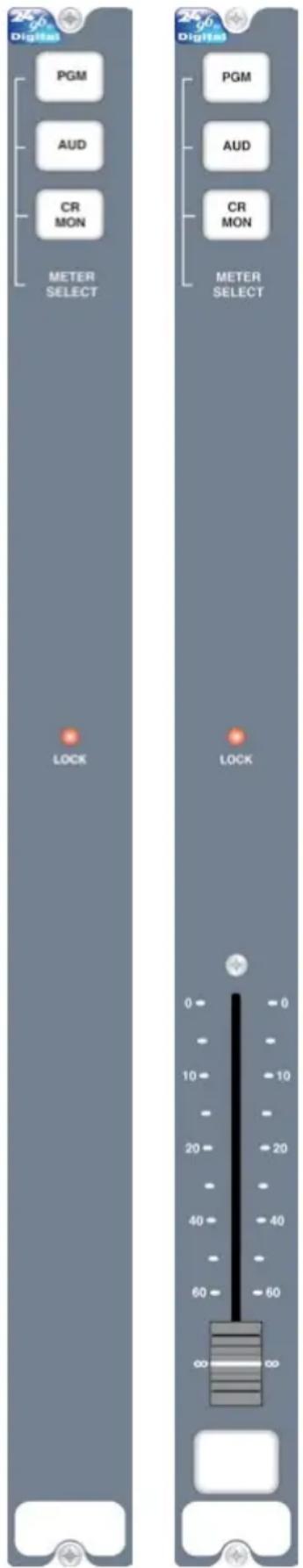 24 Digital PGM AUD CR MON METER SELECT 24 Digital PGM AUD CR MON METER SELECT LOCK LOCK 0 - 0 10 - 10 20 - 20 40 - 40 60 - 60 ∞ - ∞