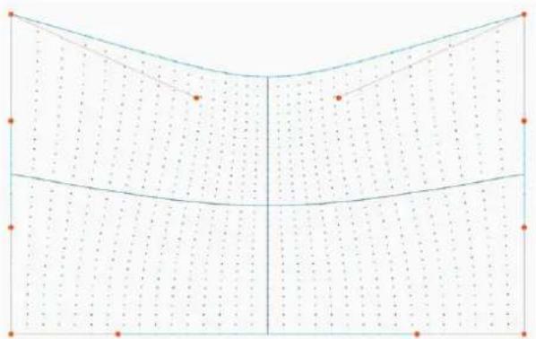 Barco M4K22 - Symmetric bow correction - 6