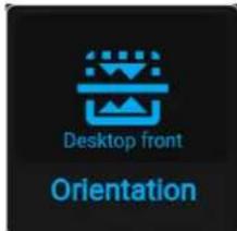 Desktop front Orientation
