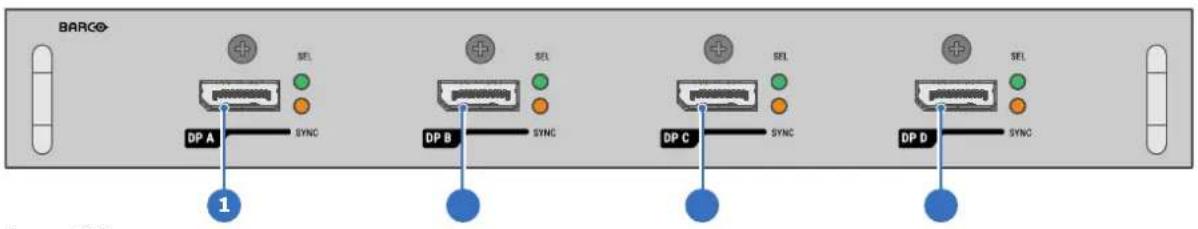 BARC DP A SFL SYNC DP B SFL SYNC DP C SFL SYNC DP D SFL SYNC 1