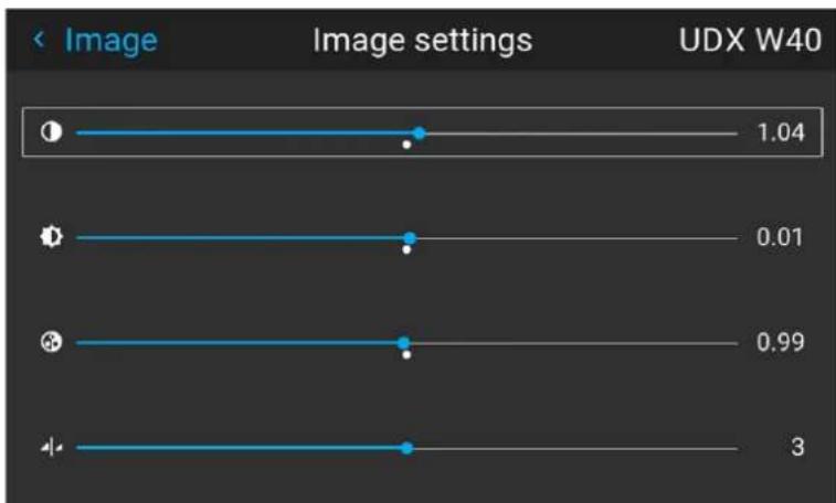Barco M4K22 - How to set up Saturation Level - 2