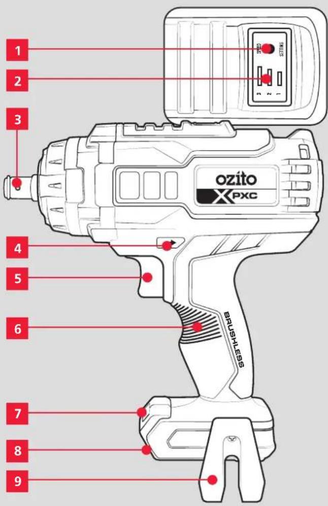 1 2 3 4 5 6 7 8 9 ozito PXC BRUSHLESS