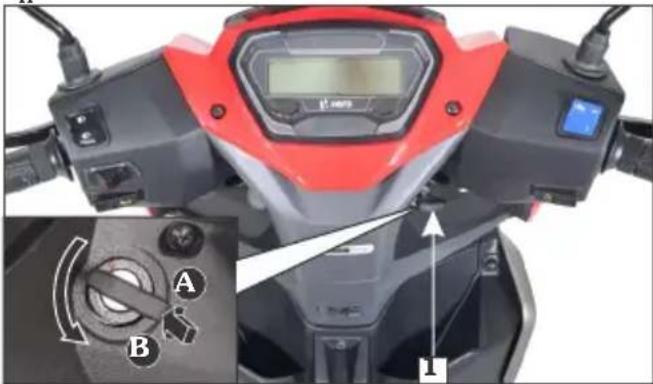HERO Xoom Xtec (2023) - Steering lock - 1