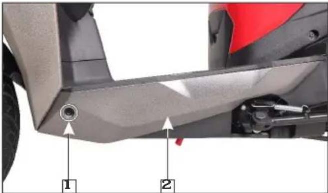 HERO Xoom Xtec (2023) - Floor side cover Removal - 1