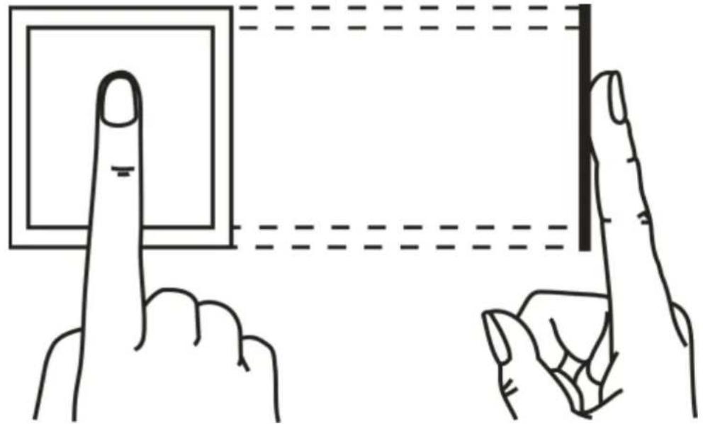 Dahua Technology ASI2212J-D - How to Press Your Fingerprint on the Scanner - 1
