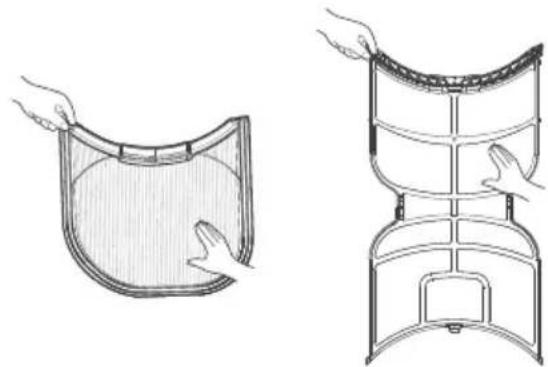 LG WK22GGS6 - For everyday cleaning, roll any lint off the filter with your fingers, or - 1