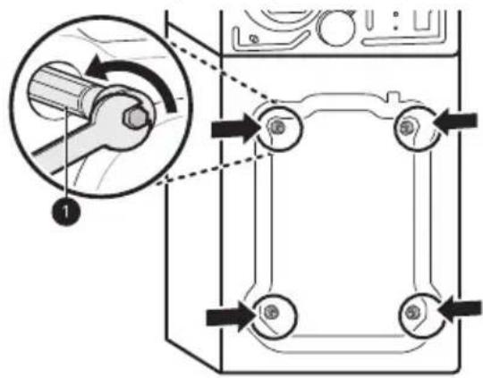 LG WK22GGS6 - Removing the Transit Bolt Assemblies - 1