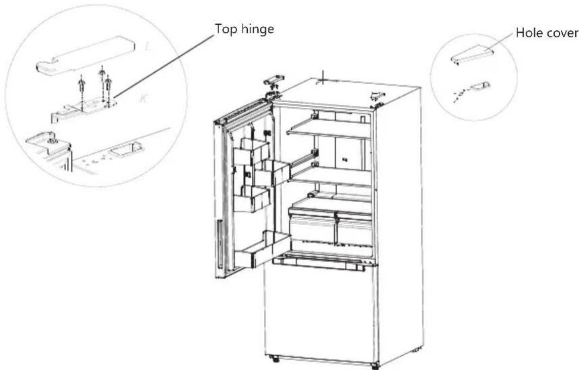 Top hinge Hole cover