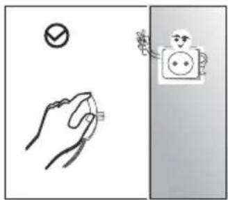 Diagram showing hand gesture with checkmark and a robot-like figure waving, alongside a simple hand holding a pencil.