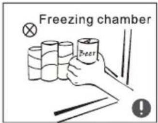 Freezing chamber Beer