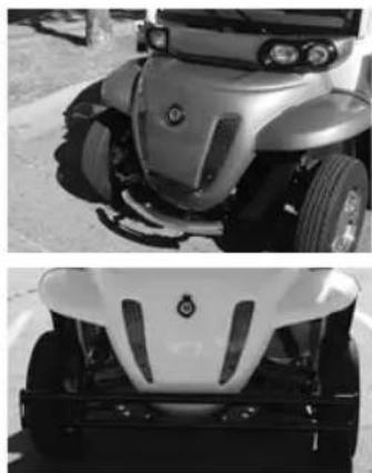 GEM xL XD (2013) - FEATURES AND CONTROLS Chrome Bumpers/Rugged Bumpers (Option) - 1
