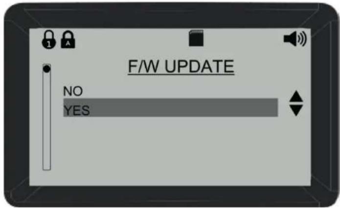F/W UPDATE NO YES