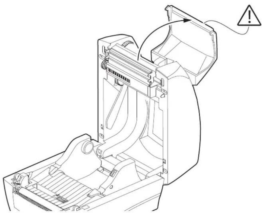 CUSTOM D4 102 - Loading the ribbon roll - 1