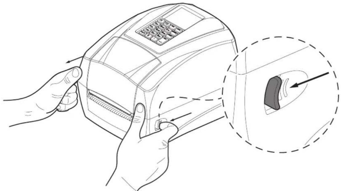 CUSTOM D4 102 - Opening the top cover - 1