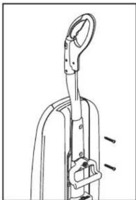 TORNADO Roam 97300 - Attaching the Handle to the Vacuum - 2