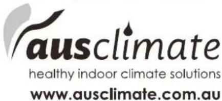 ausclimate healthy indoor climate solutions www.ausclimate.com.au