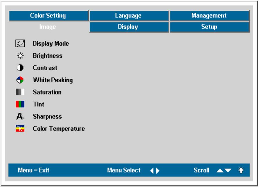 OPTOMA EP771 - Configuration du langage OSD - 1