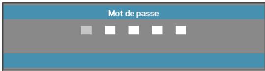 OPTOMA ES515 - Paramètres de sécurité - 1