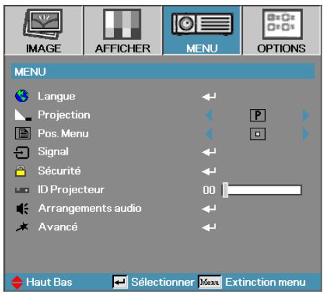 OPTOMA ES515 - Menu - 1