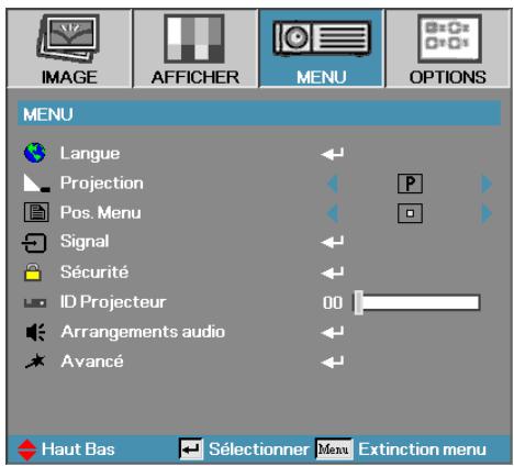 OPTOMA ES515 - Menu - 1
