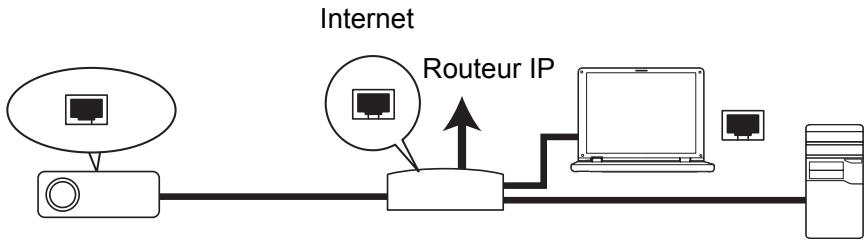 OPTOMA EW420 - Connexion câblée - 1