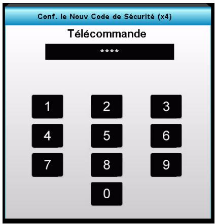 OPTOMA EW420 - Changer mot passe - 1