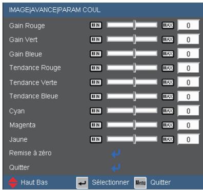 OPTOMA EW615 - Avance | Param Coul - 1