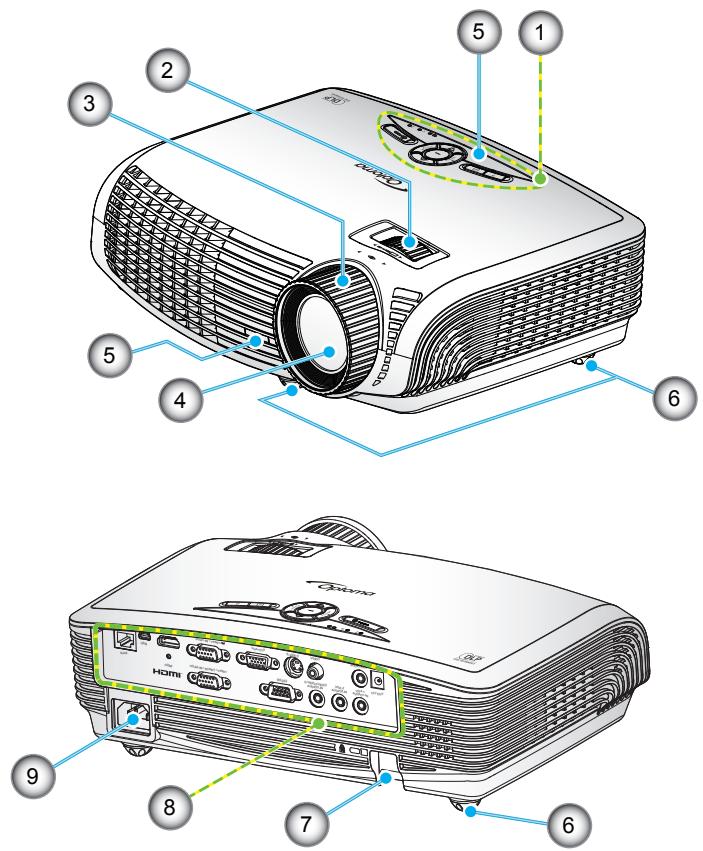 OPTOMA EW615 - Aperçu du produit - 1