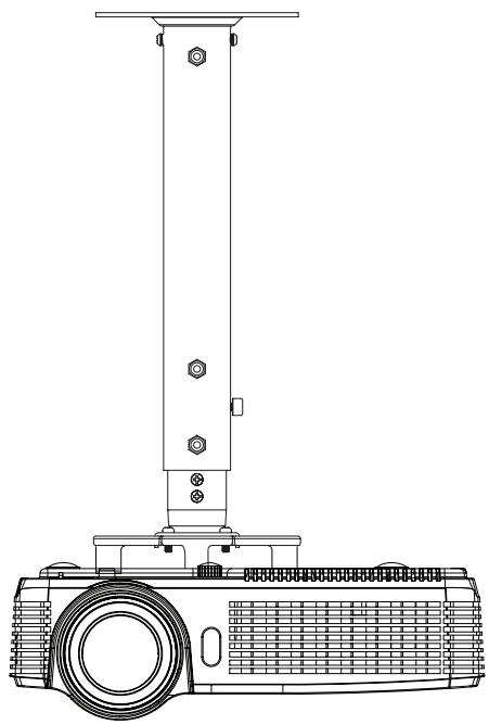 OPTOMA EW631 - Montage au plafond - 2