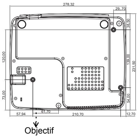 OPTOMA EW631 - Montage au plafond - 1
